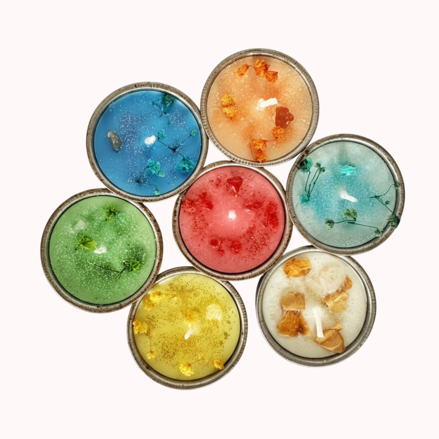 Velas Mini Cristales 15gr